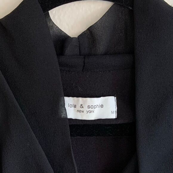LOLA & SOPHIE Silk Top (Sz M) - Picture 4 of 8